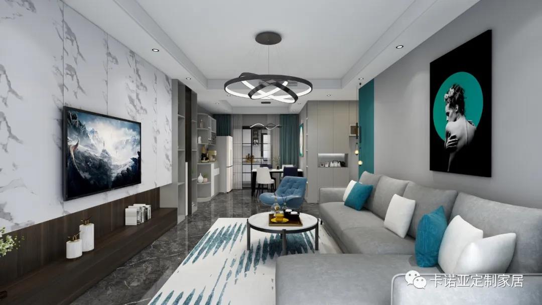 低奢高級范！簡而不減舒適感的98㎡家居空間