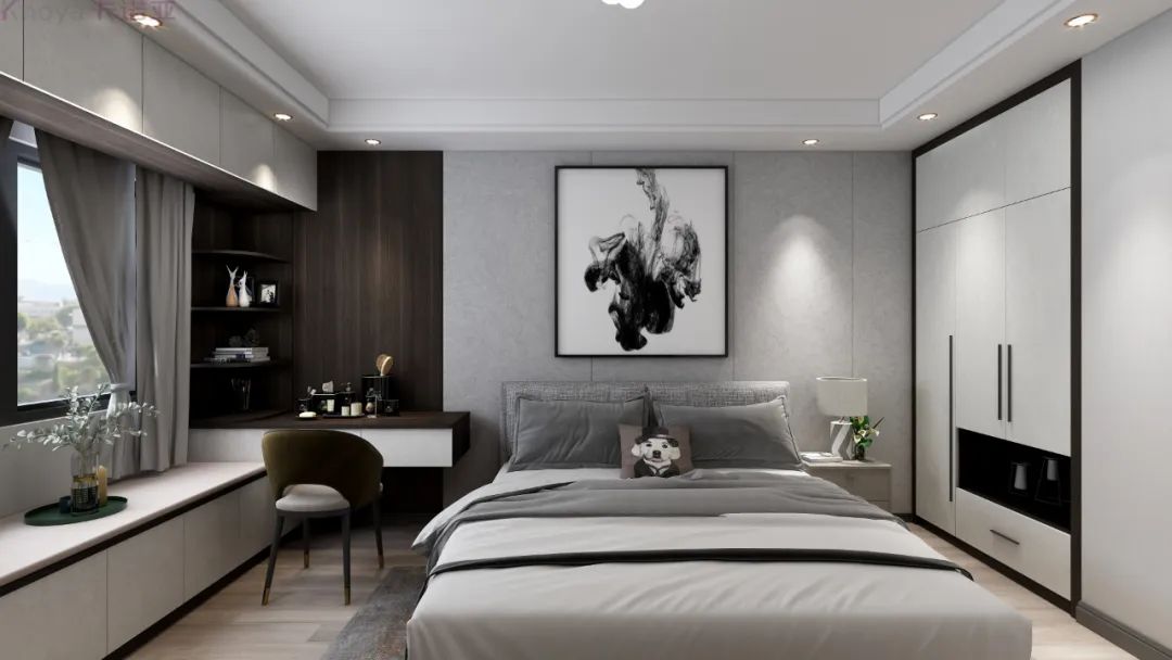 客廳做書柜、臥室設(shè)閱讀角