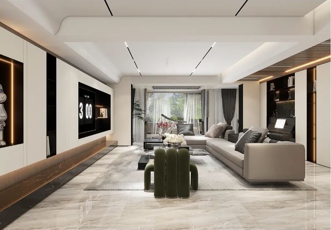 意式極簡(jiǎn)丨拒絕過度裝修，173㎡住出大平層的高級(jí)舒適感